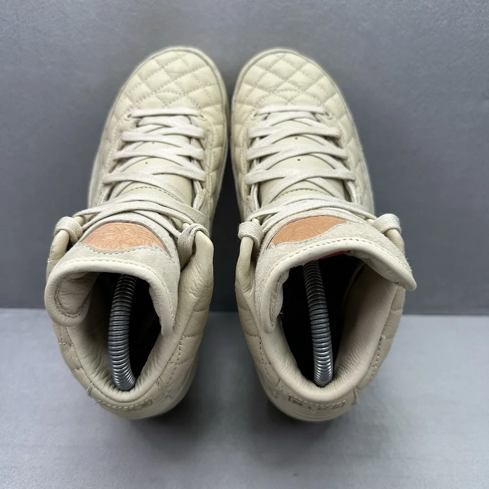 Size 7Y / Womens 8.5 Nike Air Jordan 2 Retro Just Don Shoes Beach Beige Sneakers